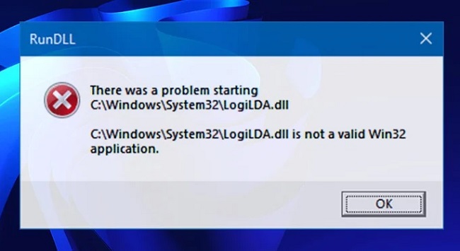 There Was A Problem Starting C Windows System32 Logilda DLL