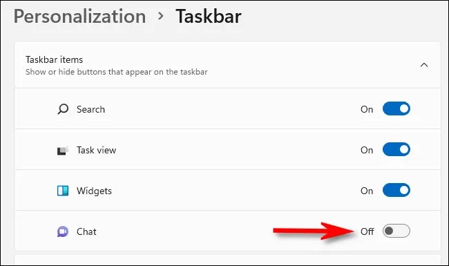 Windows 11 Remove Chat From Taskbar