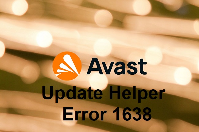 Avast Update Helper Error 1638