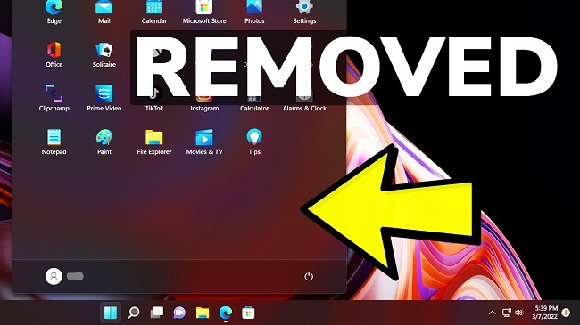 Windows 11 Remove Recommended