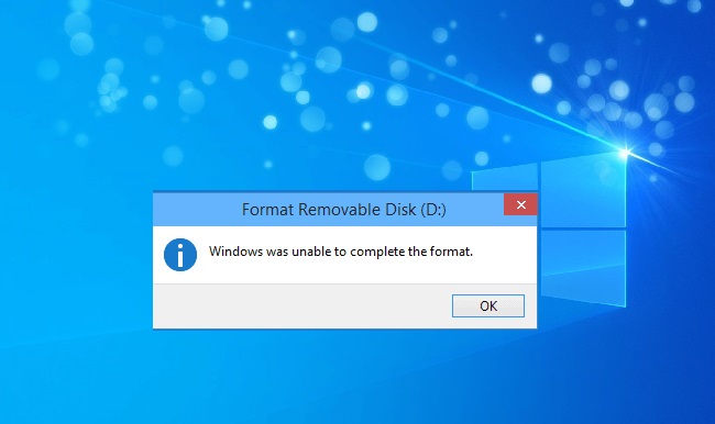 Windows Cannot Format This Drive